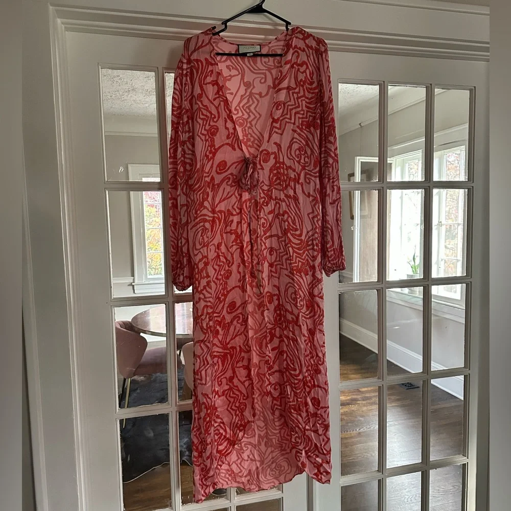 Alexis Setti Longline Kaftan Robe XS - Picture 6 of 8